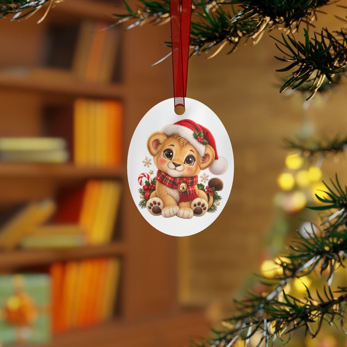 Your Photo Ornament — Double-Sided Metal